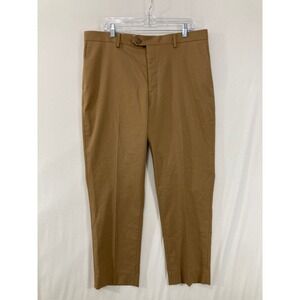 New Banana Republic Tailored Fit Pants size 36x28 Brown Dress Trousers Chino